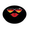 German Flag Heart Sunglasses Lips Germany Colors view 2