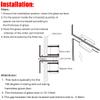 UHPPOTE Electric Bolt Lock for Frameless Glass Door Left-Open with Feedback Signal view 3