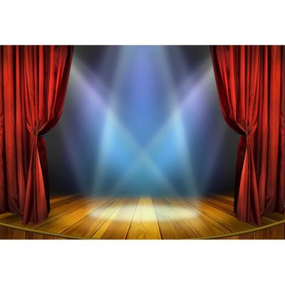 Baocicco 10x8ft Vinyl Huge Swanky Red Curtain Stage Backdrop Photography Background Wedding Hall Red Carpet Spotlight Celebrating Festival Party Children Lovers Adults Photo Backdrop Photo Studio