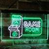 ADVPRO Game Room Arcade TV Man Cave Bar Club Dual Color LED Neon Sign White & Green 12" x 8.5" st6s32-j2850-wg view 2