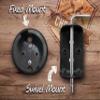 Chromex Wall Mounted Extension Cord Winder Organizer with 2 Fixed and 1 Swivel Wall Mount Brackets, Portable view 2