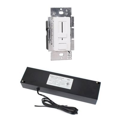 WAC Lighting EN-D24100-120-R Pixels Driver with Dimmer LED Light Sheet, Black 4.00x5.00x4.00