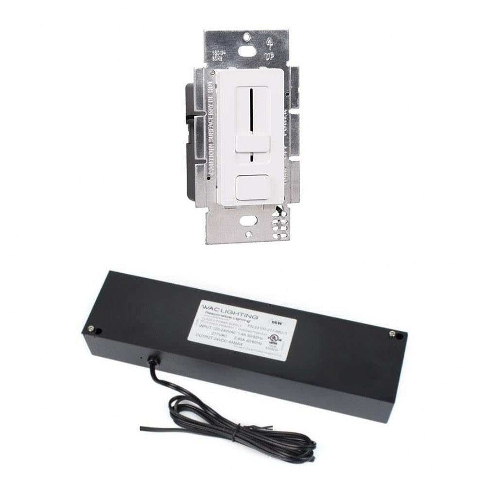 WAC Lighting EN-D24100-120-R Pixels Driver with Dimmer LED Light Sheet, Black 4.00x5.00x4.00
