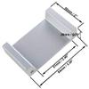 UHPPOTE Extension Plate for Electric Strike Lock Access Control System 50mm / 2in view 3