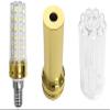 K JINGKELAI E14 LED Corn Bulbs 12W LED Candelabra Light Bulbs 100W Incandescent Bulbs Equivalent 12W LED Candle Bulbs,Daylight White 6000K,E14 Small Base,Non-Dimmable,Pack of 4 view 4