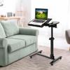 LEMY Folding Multi-Adjustable Rolling Laptop Desk - 360 Swivel - 180 Tiltable - Height Adjustable - Portable Notebook Stand w/Lockable Casters view 2