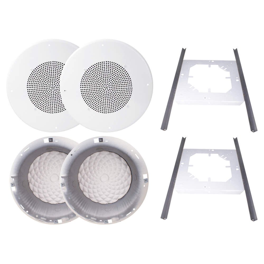 in-Ceiling Speaker Kit, 13inL x 13inW, PR