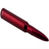 VMS Racing 50 Cal Caliber RED ANODIZED BULLET ANTENNA Heavy Gauge CNC Machined Billet Aluminum Short Compatible with GMC SIERRA 1500 2500 3500 07-19 view 1
