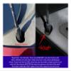 VMS Racing 50 Cal Caliber RED ANODIZED BULLET ANTENNA Heavy Gauge CNC Machined Billet Aluminum Short Compatible with GMC SIERRA 1500 2500 3500 07-19 view 4
