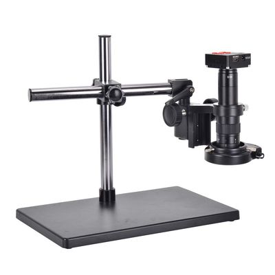 16MP HDMI HD USB Digital Industry Video Microscope Camera Set+Big Boom Stand Universal Bracket & 180X C-Mount Lens & 144 LED Light