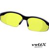 voltX 'Constructor' SAFETY READERS Full Lens Reading Safety Glasses (+1.0 Dioptre, Yellow) ANSI Z87.1+ & CE EN166F, Wraparound Style - Includes Safety Cord with headstop - UV400 anti fog coated lens view 3