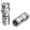 THE CIMPLE CO - BNC Compression Connector for RG6 Coaxial Cable - Male RG6 BNC Connectors for Security Cameras, CCTV, SDI, HD-SDI - Coax Cable Ends 10 Pack view 1