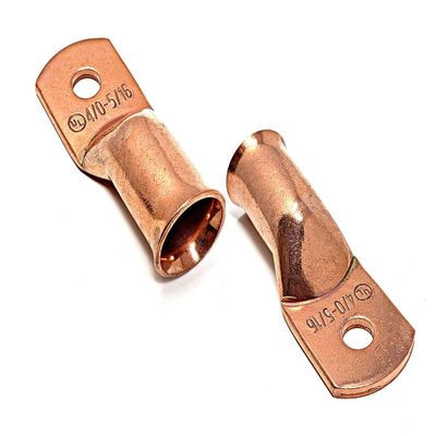 25 pcs WNI 4/0 Gauge x 5/16 Pure Copper Battery Welding Cable Lug Connector Ring Terminals