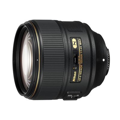 Nikon AF-S FX NIKKOR 105mm f/1.4E ED Lens with Auto Focus for Nikon DSLR Cameras (Renewed)