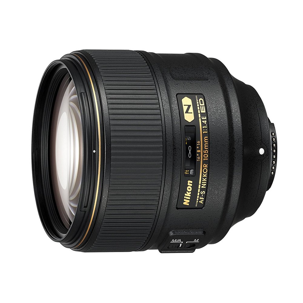 Nikon AF-S FX NIKKOR 105mm f/1.4E ED Lens with Auto Focus for Nikon DSLR Cameras (Renewed)