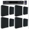 Technical Pro 6000w 6-Zone Home Theater Bluetooth Receiver+8 Slim Wall Speakers view 1