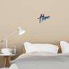 ANGDEST Saying Quote Hope (Navy Blue) (Set of 2) Premium Waterproof Vinyl Decal Stickers for Laptop Phone Accessory Helmet Car Window Bumper Mug Tuber Cup Door Wall Decoration view 4