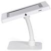 Displays2go Tablet Counter Stand Compatible w/iPad with Gooseneck Arm and Steel Enclosure  White (IPGOOSTLWH) view 3