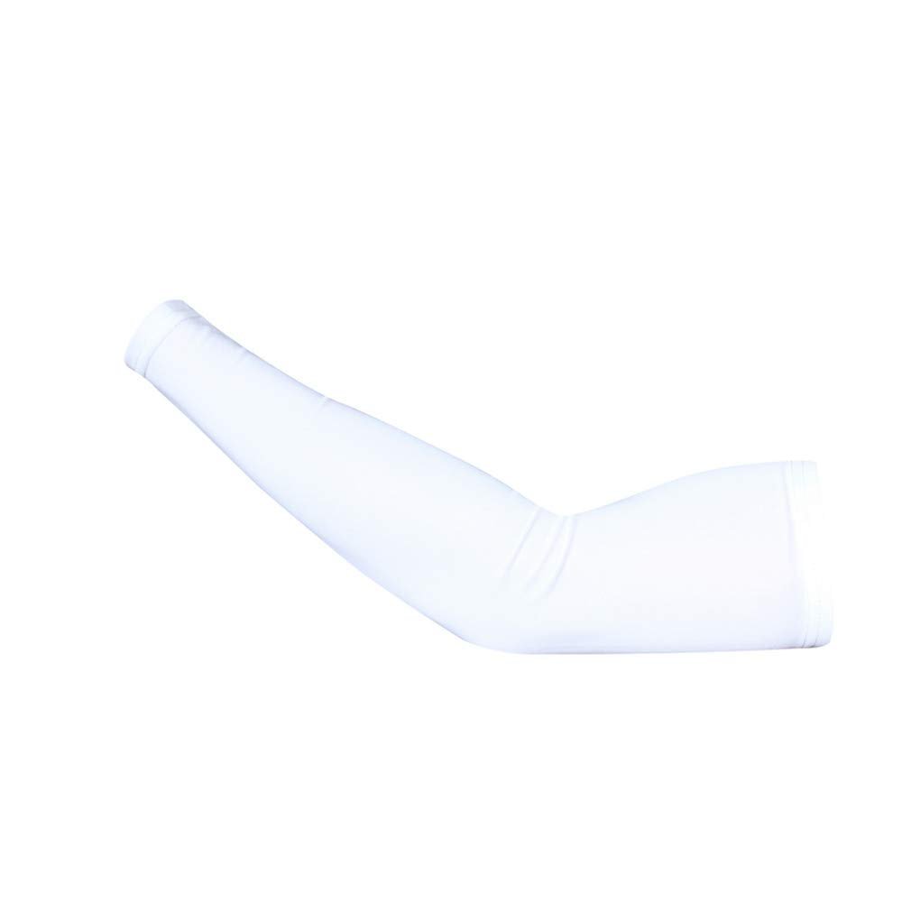 coinbuylot 2Pcs Elastic Tattoo Sleeve Cover Light Tattoo Cover Up Forearm Sleeves (White, XL)
