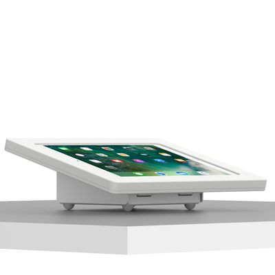 VidaMount White Enclosure and Fixed Tilted 15 Desk/Surface Mount [Bundle] Compatible with iPad Pro 10.5" & Air 3rd Gen