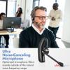 Leitner LH380 Wireless Office Headset with Mic Computer, Telephone, and Cell Phone Headset On-Ear view 2