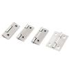 Aexit 4 Pcs Clothes Hangers Silver Tone Stainless Steel 25mm Long Butt Door Hinge for Children's Clothes Hangers Cupboard Cabinet view 1