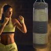 Fitness Sandbags, Empty Punching Bag Hanging Kick Sandbag for Workout Karate Training Boxing Fight Sandbag(80cm-Green) view 3
