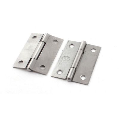 Aexit 2Pcs 5mm Clothes Hangers Mounting Hole 50x35x4mm Metal Folding Door Hinge for Children's Clothes Hangers Cupboard Cabinet