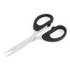 Aexit Black Office Cutlery & Knife Accessories Stainless Steel Blade Good Performance Grip Sewing Paper Shears Straight Scissor view 1