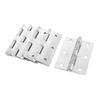 Aexit 5pcs 75 Clothes Hangers x 21mm Gray Stainless Steel Butt Hinges for Closet Children's Clothes Hangers Drawer Door view 1