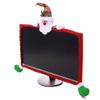 Messar Christmas Decoration Computer Monitor Border Cover, Display Protection Cover Case Santa Claus Snowman Elk Elastic Laptop Computer Screen Cover for Home Office School Decor (Elk) view 4