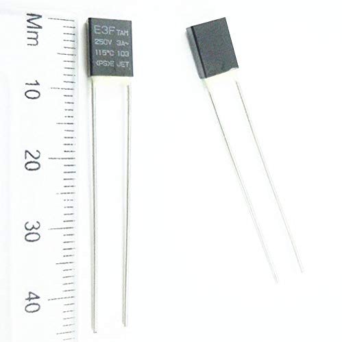 Quickbuying 10Pcs Tamura TAM Thermal Fuse Cutoff TF 115 250V 3A E3F New