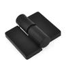 Aexit Toilet WC Clothes Hangers Washroom Repairing Left Hand Black Plastic Door Hinge 85mm Children's Clothes Hangers x 72mm view 1