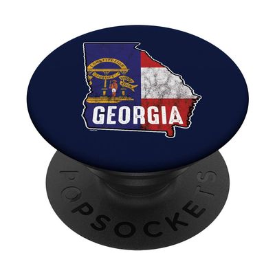 Patriotic Georgians Georgia Flag USA State Country Gift PopSockets Swappable PopGrip