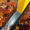 Instabind Faux Leather Carpet Binding  48 Ft Roll, Easy Hot Glue Application, 14 Colors, Durable, No Stitching, DIY Carpet Edging, Reinforces Backing, Ideal for High-End Rugs - (#58197 Gravel) view 2