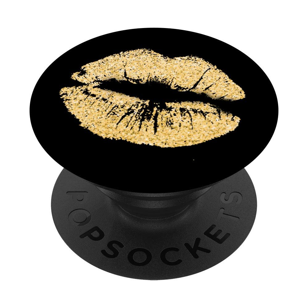 Sexy Lips, Lipstick Kiss PopSockets Grip and Stand for Phones and Tablets