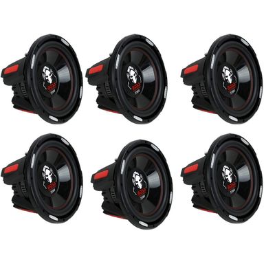 BOSS Audio Systems Phantom 12 inch 2300 Watt Max Power Car Audio Subwoofer w/DVC Power (6 Pack)
