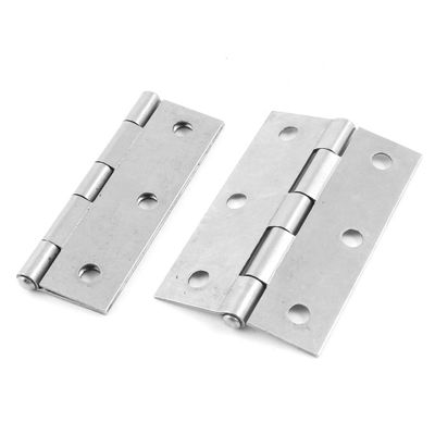 Aexit 5.4mm Hole Clothes Hangers Gray Metal Rotatable Cupboard Cabinet Door Hinge 3" Lengh Children's Clothes Hangers 2 PCS