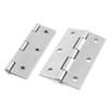 Aexit 5.4mm Hole Clothes Hangers Gray Metal Rotatable Cupboard Cabinet Door Hinge 3" Lengh Children's Clothes Hangers 2 PCS view 1