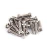 Aexit Cabinet Door Door Hardware & Locks Safety Slide Latch Lock 3" Length Metal Barrel Bolt Silver Latches & Bolts Tone 3pcs view 2