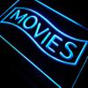 ADVPRO Movies Home Theater Night Lure LED Neon Sign Blue 24 x 16 Inches st4s64-j293-b view 1