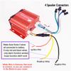 XYC UTV,ATV, Anti-Theft Bluetooth Motor Remote 3" Motorcycle Waterproof Bluetooth Wireless Speaker 7/8-1 in. Handlebar Mount MP3 Music Player Sound Audio Stereo Amplifier (Red) view 3