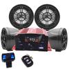 XYC UTV,ATV, Anti-Theft Bluetooth Motor Remote 3.34" Motorcycle Bluetooth Wireless Speaker MP3 Music Player Sound Audio Stereo Amplifier (Black) view 1