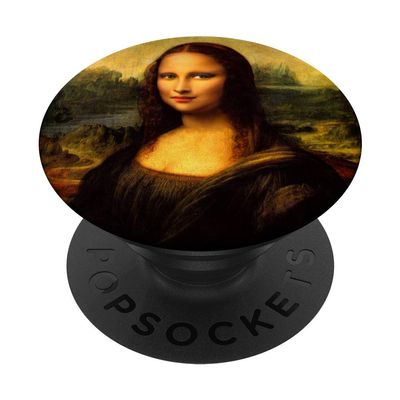 Mona Lisa After Makeover Lipstick Cosmetics Makeup PopSockets PopGrip: Swappable Grip for Phones & Tablets