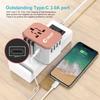 International Plug Adapter, Unidapt Travel Adapter Worldwide - All in one Universal Charger USB Travel Power Adaptor with 5 USB for EU AU UK USA - 160 Countries (Rose Gold) view 4