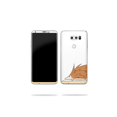 MightySkins Skin Compatible with LG V30 - Hedgehog Sketch | Protective, Durable, and Unique Vinyl Decal wrap Cover | Easy to Apply, Remove, and Change Styles | Made in The USA