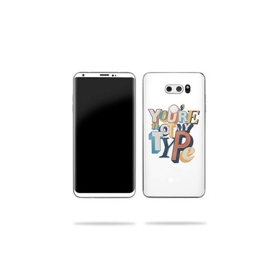 MightySkins Skin Compatible With LG V30 - Not My Type | Protective, Durable, and Unique Vinyl Decal wrap cover | Easy To Apply, Remove, and Change Styles | Made in the USA