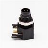 Elecbee M8 Right Angle PCB Connector 4 Pin Male Panel Mount Waterproof Socket Male 4 Pin Right Angle M8 Connector view 2