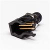 Elecbee M8 Right Angle PCB Connector 4 Pin Male Panel Mount Waterproof Socket Male 4 Pin Right Angle M8 Connector view 3