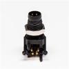 Elecbee M8 Right Angle PCB Connector 4 Pin Male Panel Mount Waterproof Socket Male 4 Pin Right Angle M8 Connector view 4